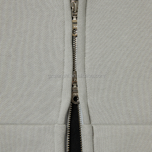 Custom Streetwear 100% Cotton Zipup Heavyweight Double <b>Zip</b> Hoodie Oversized Zipper Hoodies <b>Zip</b> <b>Ups</b> Custom Boxy <b>Zip</b> <b>up</b> Hoodie - Product Image 4