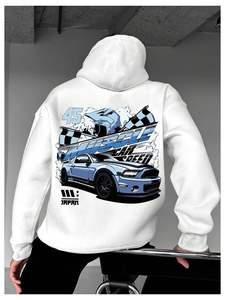 Sweats à capuche surdimensionnés à la mode épaule tombante poids lourd Boxy coupe ample Streetwear Logo personnalisé Hoodie Usine Vente en gros Fabricant - Product Image 4