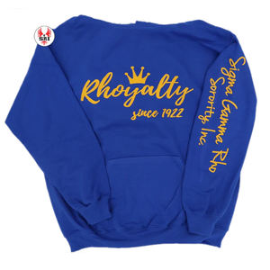 Zeta Phi Beta Sorority Embroidery Women Custom Made Sweatshirt | ZPB Sorority Embroidery Women Cotton Fleece <b>Crewneck</b> - Product Image 3
