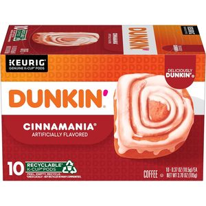 Café con Sabor a Cinnamania de Dunkin', 60 Cápsulas Compatibles con Keurig K-Cup - Product Image 1