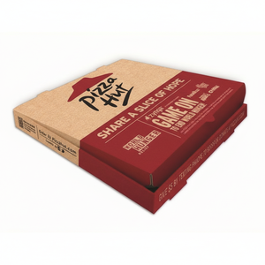 Boîte à pizza en papier kraft écologique sur mesure, compatible micro-ondes et recyclable, emballage alimentaire pour petites/moyennes/grandes pizzas - Product Image 3