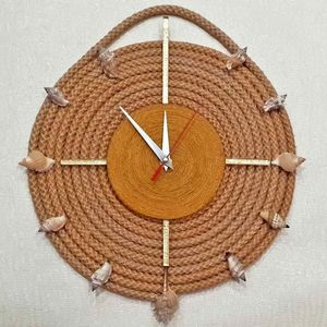 Rosh นาฬิกาติดผนังทำจากไม้สำหรับตกแต่งบ้านที่หรูหราตัวเรือนไม้ไผ่ทันสมัยมีกุหลาบธรรมชาติสำหรับงานแต่งงาน - Product Image 4