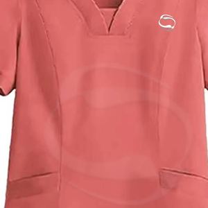 Traje de mujer a la moda Scrubs conjuntos de topes venta al por mayor uniformes de enfermera Jogger modernos femeninos de manga corta personalizados para mujer - Product Image 3