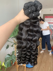 Extensions de cheveux humains vierges Remy 100% Super Wave, vente en gros directe d'usine vietnamienne, non traitées chimiquement, à prix de gros - Product Image 2