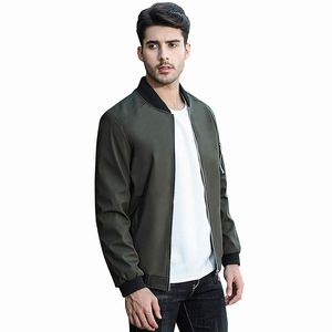 Top Premium Quality OEM/ODM Unisex Custom Design Plus Size Zipper Softshell Men's Letterman Bomber Jackets - Product Image 3