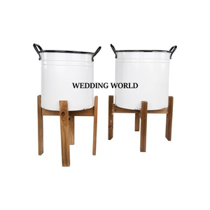 Jardinière en métal de qualité supérieure à la main Jardinière Pot Classique Élégant Vente en gros Pot de fleur Fantaisie Designer Nouveau Jardinière de jardin - Product Image 3