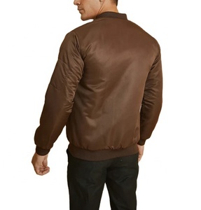 Blouson d'aviateur à col montant et manches complètes en tissu polyester pour hommes, blouson d'hiver de haute qualité pour hommes, OEM ODM - Product Image 5