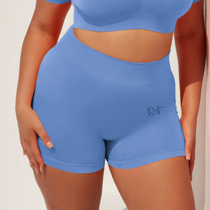 High Waist Yoga <b>Shorts</b> for Women XS-XL Custom Plus Size High Quality Spandex Yoga Gym Pants Side Pocket Yoga <b>Shorts</b> for Women - Product Image 5