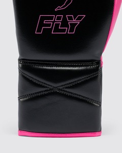 นวมชกมวย Fly Boxing คุณภาพพรีเมียม หนังแท้สีชมพู น้ำหนักเบา กันน้ำ แบบผูกเชือก สำหรับฝึกซ้อมและแข่งขัน MMA มวยไทย - Product Image 5