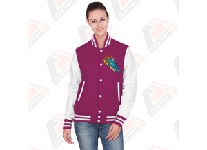 Hot Selling <b>Men's</b> Casual Street Wear <b>Canvas</b> Varsity <b>Jacket</b> with Stand Collar New Fashion Customized Printing Breathable for <b>Men</b> - Product Image 5