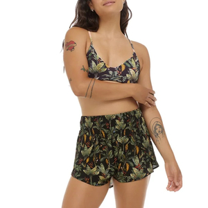 Beach Swim <b>Shorts</b> High-Waisted Elastic Bottoms with Pocket Solid Quick Dry 100% Polyester <b>Swimsuit</b> for Beachwear Cheap - Product Image 4