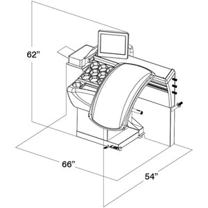 CEMB ER100GT HubMatch, Equilibrador Automático de Diagnóstico RFV, Analizador de Motor Eléctrico y Lector de Códigos, Garantía de 1 Año - Product Image 3
