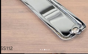 Design moderne Plateaux de service décoratifs en métal argenté Forme rectangulaire Passe au lave-vaisselle Sécurité alimentaire Contact Vente en gros - Product Image 4