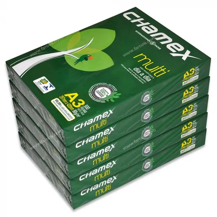 Papel Resma Chamex / Best Price Chamex a4 Copy Paper 80gsm for sale