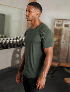 Bonne qualité Logo personnalisé tendance Street Sports T-shirts à séchage rapide haut à la mode été hommes manches courtes pour hommes Gym t-shirt - Product Image 5
