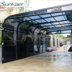 Cubierta de aluminio promocional del patio del Sunroom del diseño moderno al aire libre con la cubierta del cenador de las casas del policarbonato y la cubierta del calentador del patio - Product Image 5