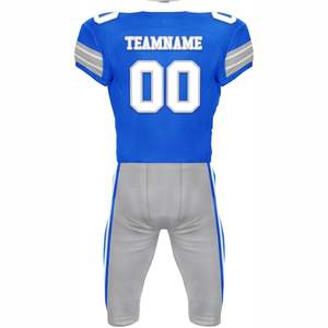 เสื้อฟุตบอลอเมริกันแบบสั่งทำขายส่งสำหรับผู้ใหญ่ แขนสั้น ระบายอากาศได้ดี ผลิตจากผ้าโพลีเอสเตอร์ 100% สำหรับชุดทีม - Product Image 2