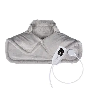 Machine Washable Electric Heated Shoulder Pad With 6 Heating Settings And Auto Shut Off For Pain Relief