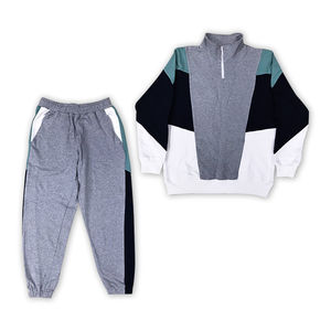 Chándal OEM para hombre con media cremallera, trajes para correr, chaquetas personalizadas, sudaderas con capucha de algodón, ropa deportiva, chándales - Product Image 1