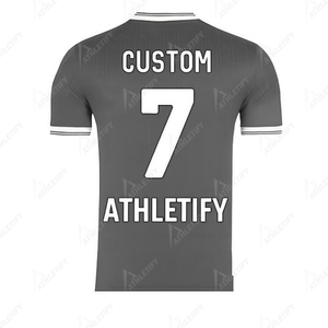 Maillot de football personnalisé pour homme avec nom et numéro, coupe athlétique personnalisée, idéal pour les équipes, respirant et durable. - Product Image 3