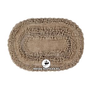 Alfombrillas de baño personalizadas modernas al por mayor alfombras de baño de diseño de secado rápido chenilla de algodón hechas a máquina con estilo moderno de color óxido por ITHL - Product Image 6