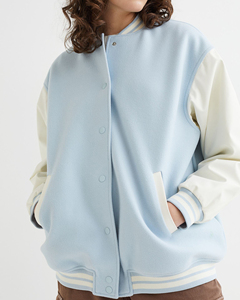 Chaqueta de béisbol ligera más Popular de 2025 para mujeres y hombres, Cazadora bomber informal Letterman con decoración bordada - Product Image 3