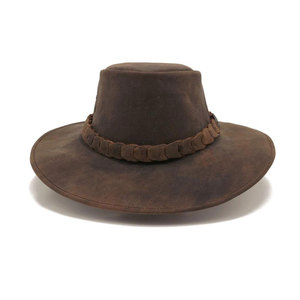 Premium Quality Wholesale Price Leather <b>Hats</b> Top Selling Pakistan Made Durable Hot Sale Leather <b>Hat</b> - Product Image 5