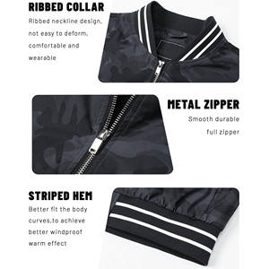 Chaqueta Bomber de Lona Cálida de Invierno para Hombre, Personalizable, Gruesa, con Múltiples Bolsillos, Estilo Urbano con Logotipo Frontal, Cortavientos 2025 - Product Image 4