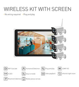 4k PTZ NVR <span class=keywords><strong>h</strong></span>ệ thống với 2 máy ảnh 8 16 kênh PoE NVR IP CCTV wifi an ninh <span class=keywords><strong>H</strong></span>ệ thống Camera Kit NVR 8MP - Product Image 2