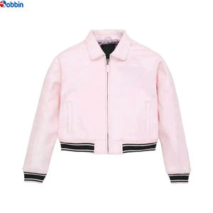 <b>Top</b> Selling Customized Winter White <b>Women's</b> <b>Leather</b> Jackets Premium Crop Fit Latest Customized Crop <b>Leather</b> Jackets - Product Image 6
