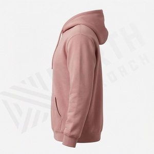 Hoodie surdimensionné élégant pour homme, design vintage délavé avec poche avant, confortable, personnalisable pour l'hiver. - Product Image 3
