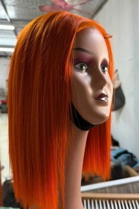<b>Cheap</b> Virgin Human Hair Customizable Lace Front <b>Wig</b> Dye Color Top Quality Lace Frontal <b>Wig</b> Hair With Wefted Back. - Product Image 3