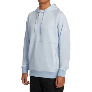 Custom Print Men's Pullover Hoodie Solid Pattern Winter <b>Thermal</b> <b>Fleece</b> 100% Black Cotton Material Pocket Quick-Dry Breathable - Product Image 2