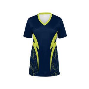 Camisetas de Béisbol para Mujer, Diseño Personalizado, Venta Caliente, Servicio OEM, 100% Poliéster, Secado Rápido, Tela de 220g, Bordado Personalizado de Alta Calidad - Product Image 5