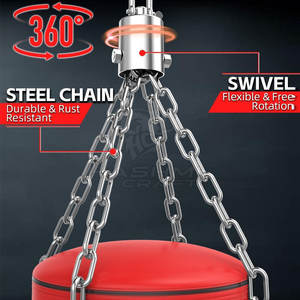 Sac de frappe lourd pour entraînement de boxe, fitness et conditionnement physique – Conception durable pour l'entraînement de la technique et de la force - Product Image 3