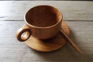 Taza ecológica de madera de bambú para café y té con textura suave y diseño ligero disponible a precio de fábrica - Product Image 4