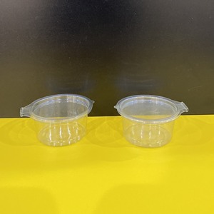 Fabricant de moules à sauce en plastique PET 2oz 60ml Récipient à sauce jetable à emporter avec couvercle à charnière Prix bas le plus vendu 2025 - Product Image 5
