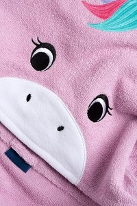 Girls Soft Absorbent Sleeveless Terry <b>Towelling</b> <b>Poncho</b> Bathrobe Quick Dry Machine Washable Colorful Patterns Skin Friendly Woven - Product Image 3