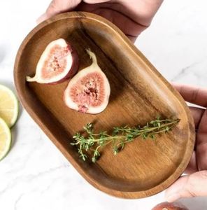 Bandeja de madera decorativa de Navidad recién llegada para servir fruta en diseño moderno y único - Product Image 3