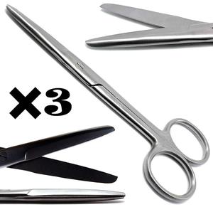 กรรไกรผ่าตัดกรรไกรตัดตรงขอบเครื่องมือทางทันตกรรมกรรไกรสำหรับผ่าตัดทำจากสเตนเลสสตีล - Product Image 4