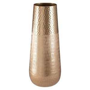 Vente en gros Accessoire de décoration intérieure moderne de luxe Vase de table décoratif doré avec dessus en verre laiton aluminium pour mariages noël - Product Image 4