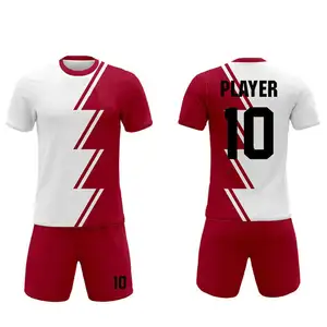 Hot Sale Breathable Soccer Uniform Set Football Uniform Custom Soccer Wear Football customise your name Team