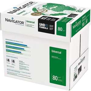 Good Sale 80gsm 5 Reams Navigator A4 Universal <b>Copier</b> <b>Paper</b> TH Model WE44556TG2 - Product Image 1