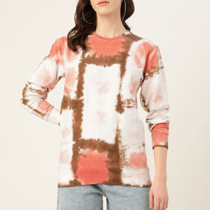 Nouveauté : Sweat-shirts à col rond pour femmes, hiver, couleur personnalisée et logo imprimé sur le devant, haute qualité, service OEM - Product Image 1