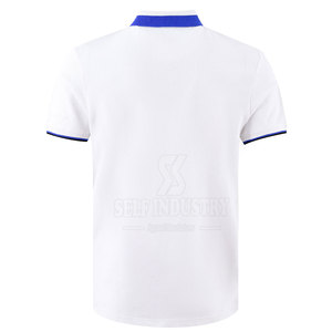 Nuevo estilo Color sólido Mejores polos de tela 100% algodón Personalizado Hombres Polos para venta en línea - Product Image 2