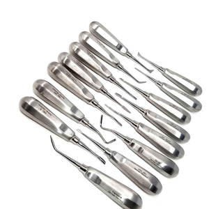 Ensemble de 15 ascenseurs et instruments d'extraction dentaires allemands en acier inoxydable de haute qualité, source d'alimentation manuelle et machinerie - Product Image 4