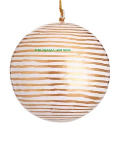 Kashmir Handmade 8 cm Christmas <b>Tree</b> <b>Stand</b> Accessories Unique Paper Mache Ornaments Baubles Nature Inspired Christmas Decor - Product Image 4