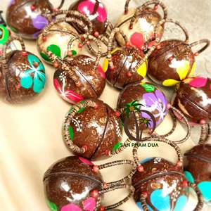 SAC UNIQUE EN COQUE DE COCO POUR FEMMES/SAC À MAIN EN NOIX DE COCO CONCEPTION PERSONNALISÉE ÉCOLOGIQUE FAIT MAIN - Product Image 6