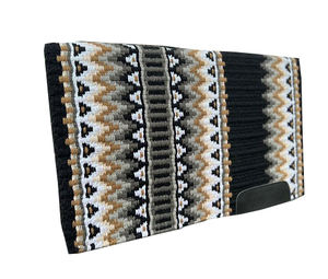 Best Western Haute Qualité Véritable Nouvelle-Zélande Laine et Cachemire Laine Tapis de Selle Fine pour Équitation Rempli Laine Coton - Product Image 1