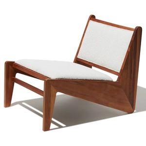 Sillón de construcción de madera maciza de teca - Product Image 1